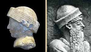 Ur-nammu i Gudea w czapce pasterza